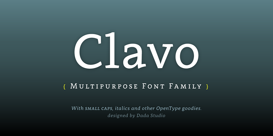 Clavo was picked for the EXHIBITION CALL FOR TYPE - NEW TYPEFACES and is presented in the Gutenberg Museum in Mainz, Germany.