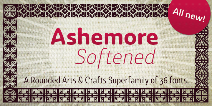 Following the success of the Ashemore family, is became clear that a rounded version of Ashemore would be a great addition to the product line that would allow designers even more design choices.