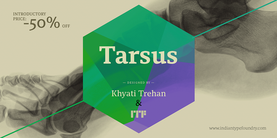 Tarsus is a sturdy serif typeface for the Latin script.