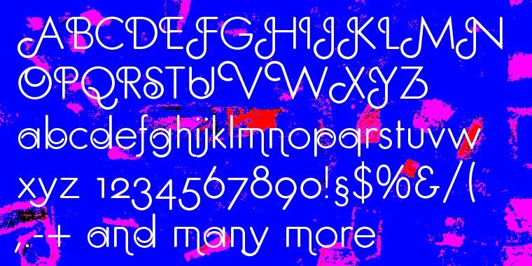 Displaying the beauty and characteristics of the Geometra Rounded Deco font family.