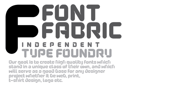 Duplex font family sample image.