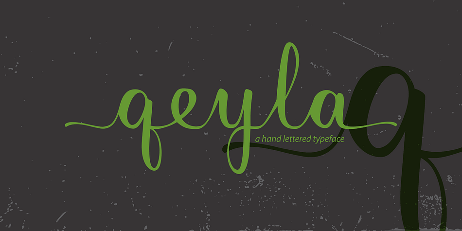 Qeyla Script is a hand lettered font which combines simplicity and beauty.