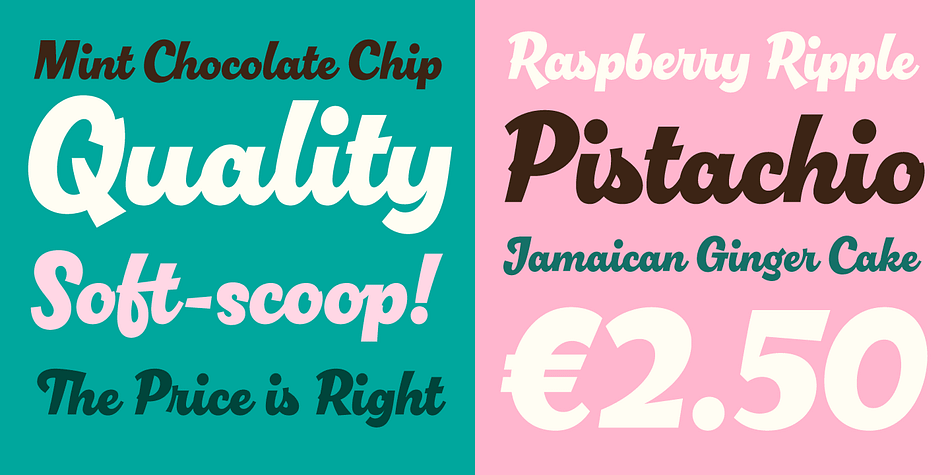 Chill Script is a totally new typeface, it eschews any brush influence, but maintains a warmth that comes from not being rigidly constructed.