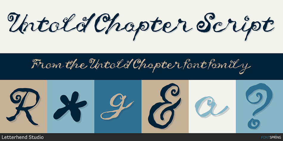 Untold Chapter Script Font