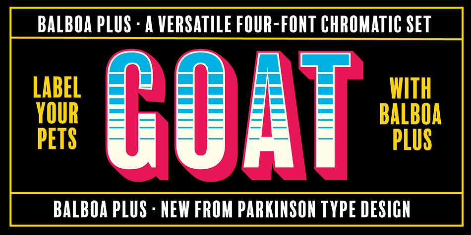 The result is this four-layer chromatic font family.