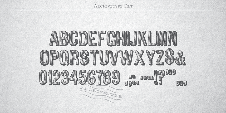 Upper case letters, lower case letters, numerals and basic punctuation.