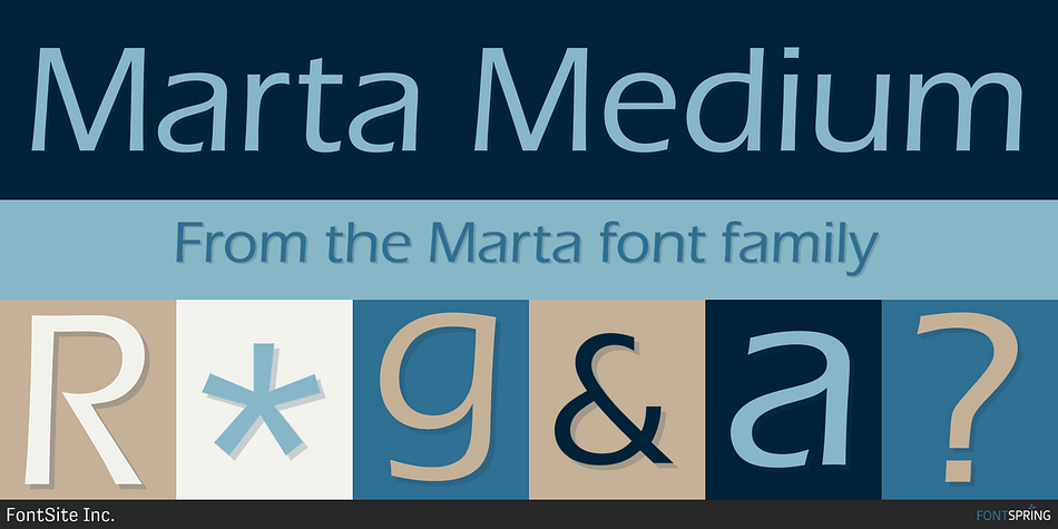 Marta Medium Font