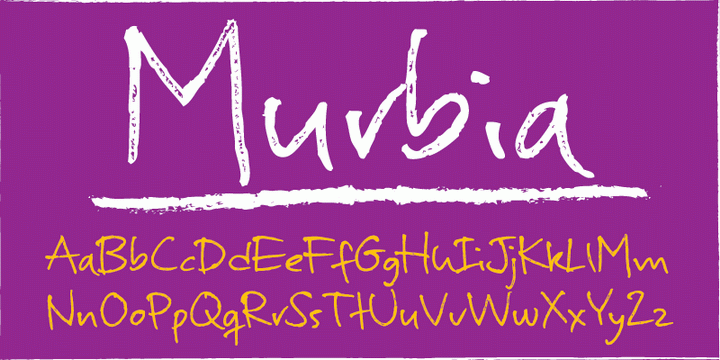 Displaying the beauty and characteristics of the Murbia font family.