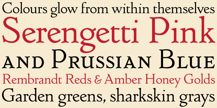 Displaying the beauty and characteristics of the Zilvertype Pro font family.
