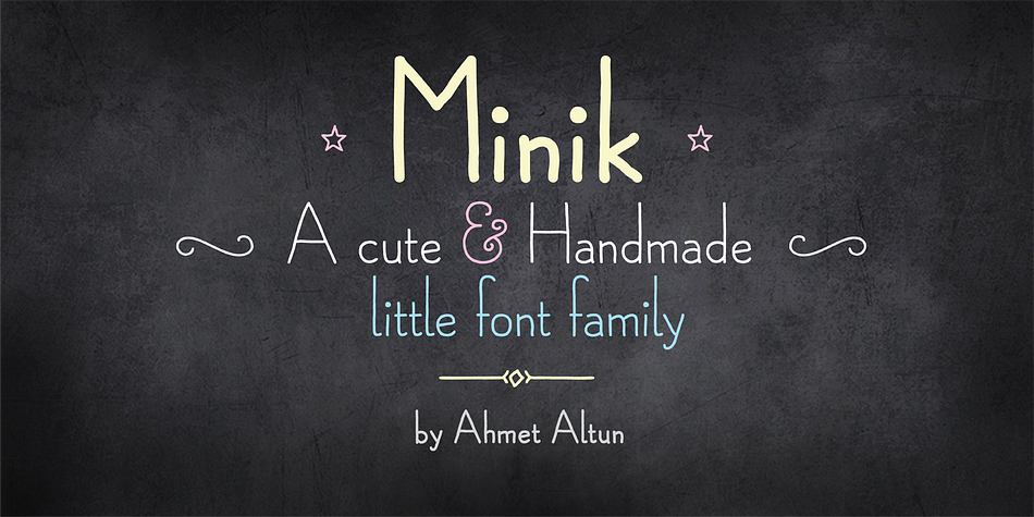 The Minik Font Family comes in 2 weights: Regular and Bold.