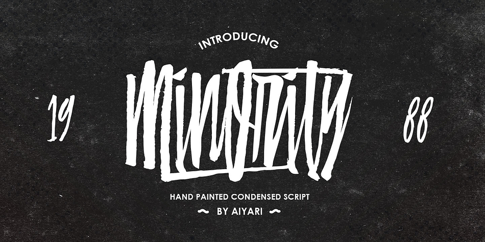 Introducing Minority typeface.