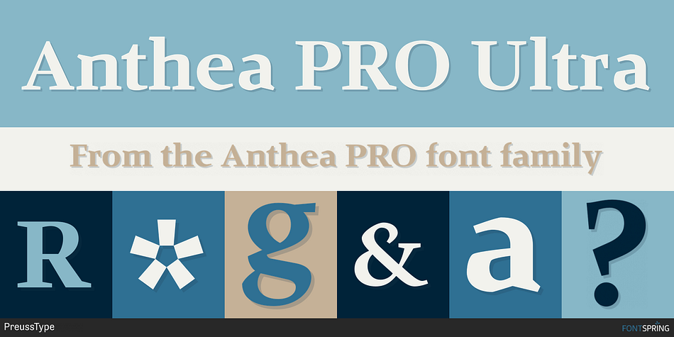 Anthea PRO Ultra Font