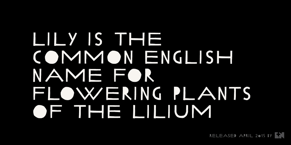 The font is suitable for use in short paragraphs, headings and captions, logo types or whatever use you see fit.