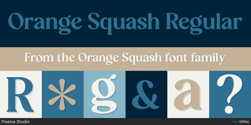 Orange Squash Regular Font
