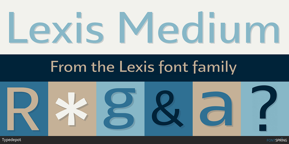Lexis Medium Font