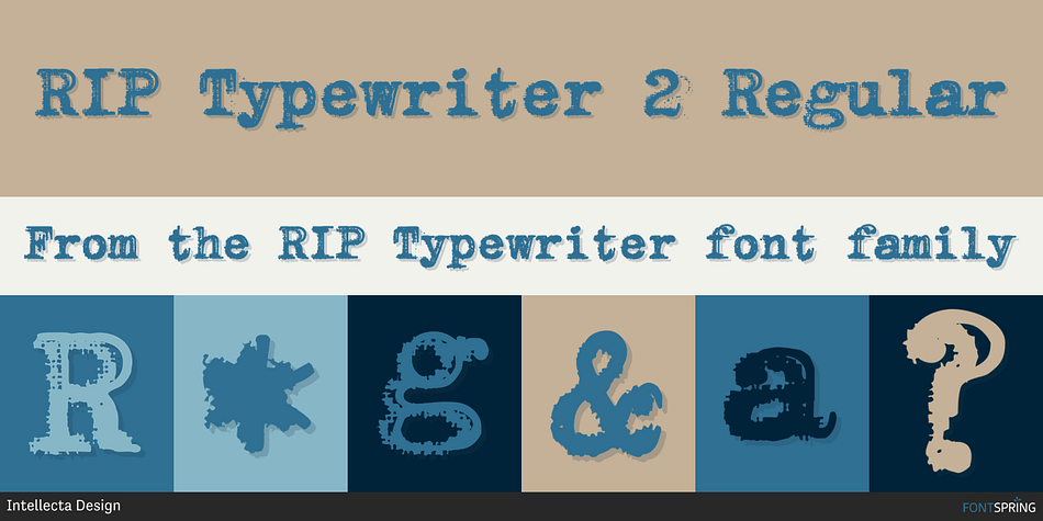 RIP Typewriter 2 Regular Font