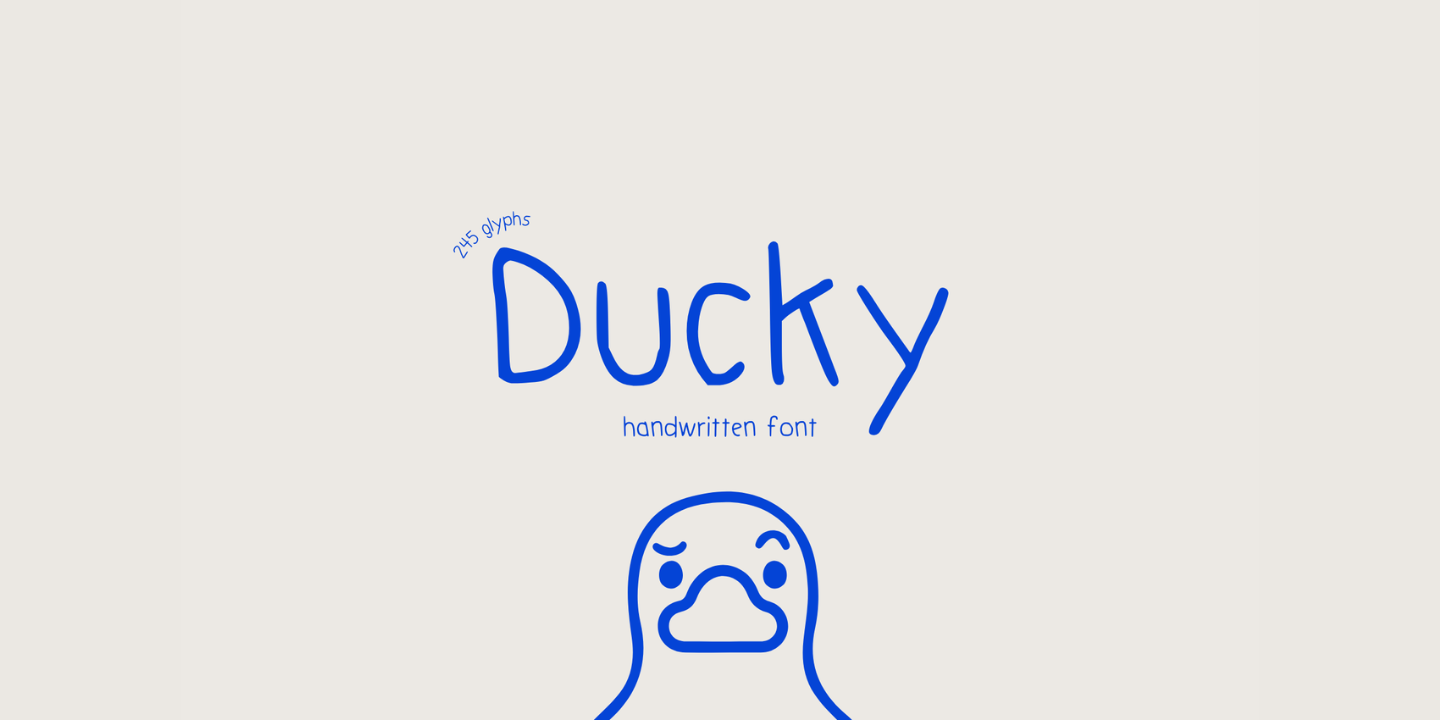 Ducky Font