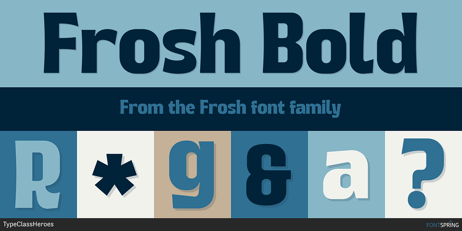Frosh Bold Font