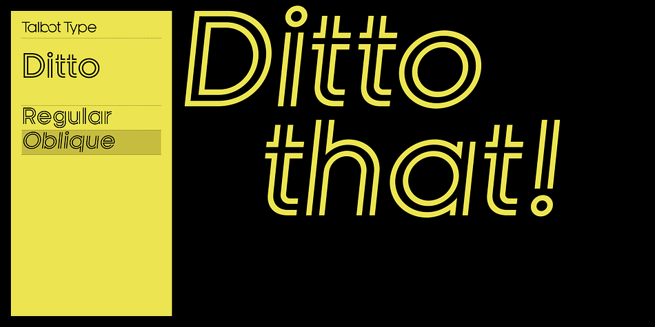 Ditto Font