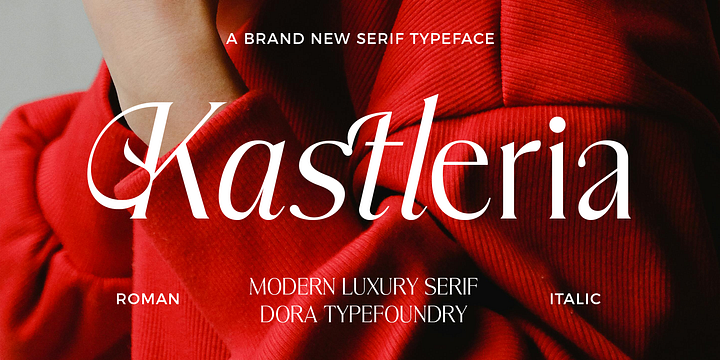 Kastleria font family by Dora Typefoundry