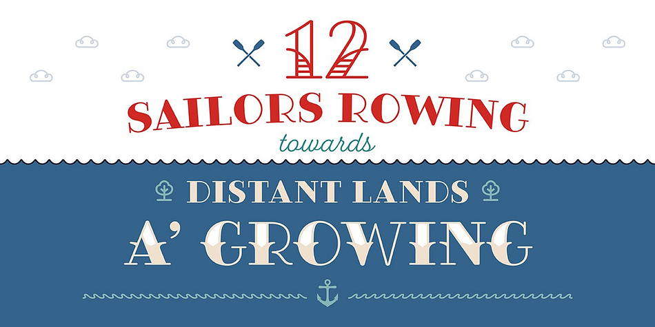 Fairwater Sans feature 506 Glyphs and 26 Stylistic Alternates


Fairwater Script’s aesthetic derives from the simplified, forgiving letterforms of tattoo lettering – and the pictorial themes that informed early-to-mid 20th-century naval tattoos that evokes 20th-century craftsmanship, maritime themes, and colorful, salty personalities.