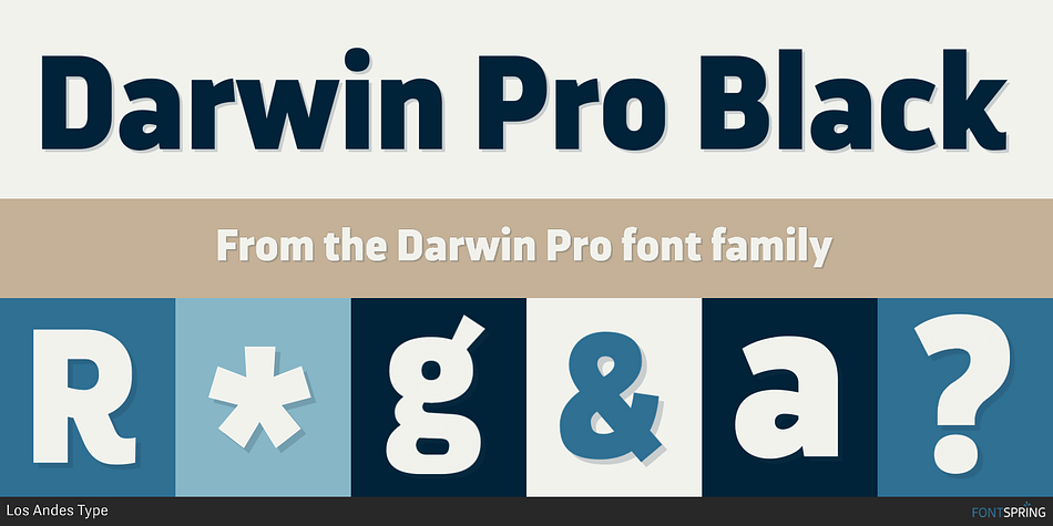 Darwin Pro Black Font