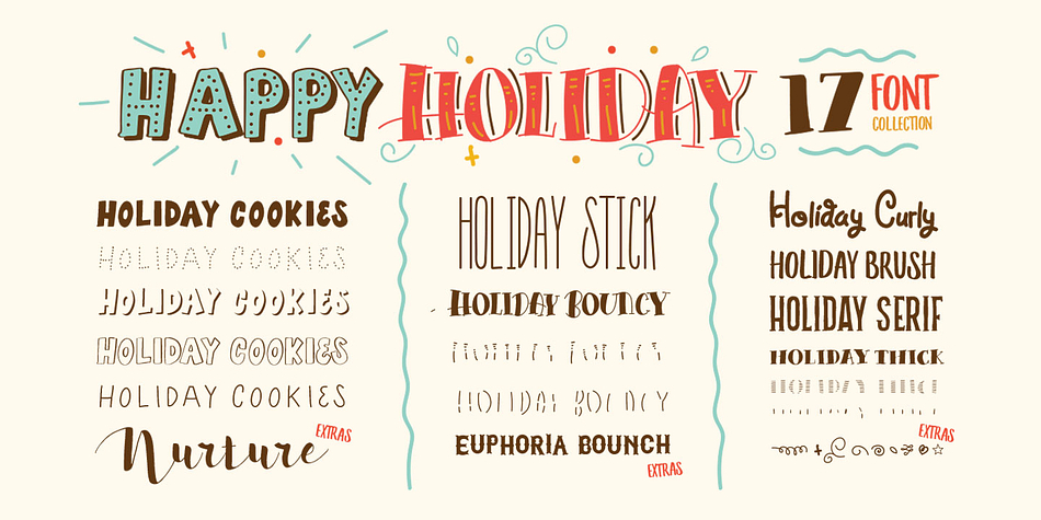 A fantastic 17 font collection hand written and handcrafted to create awesome hand written typographic designs.