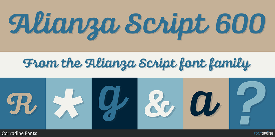 Alianza Script 600 Font