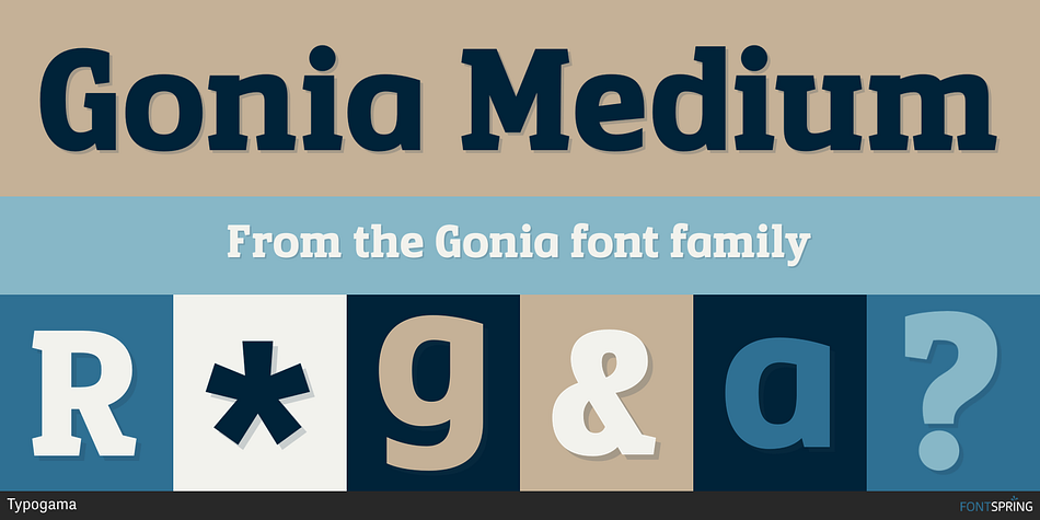 Gonia Medium Font