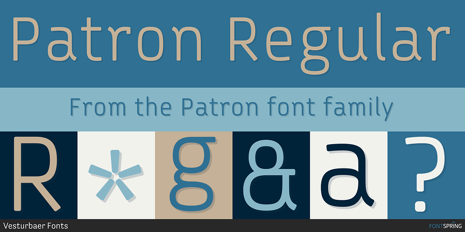 Patron Regular Font
