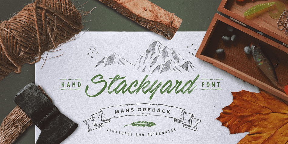 Stockyard is an original, high-quality, handwritten typeface.