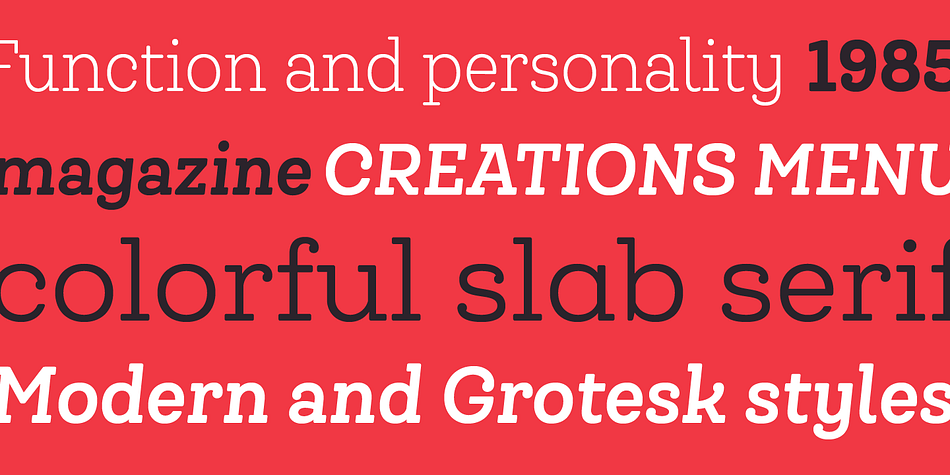 Queulat Soft is a hybrid font that combines different styles, reflecting charm, freshness and, especially, a strong personality.