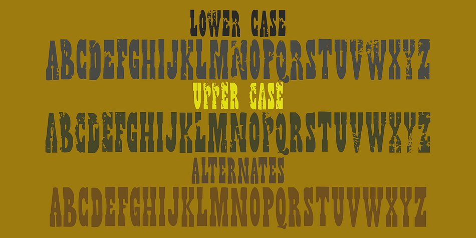 It is an all caps font, but upper and lower case differ slightly.