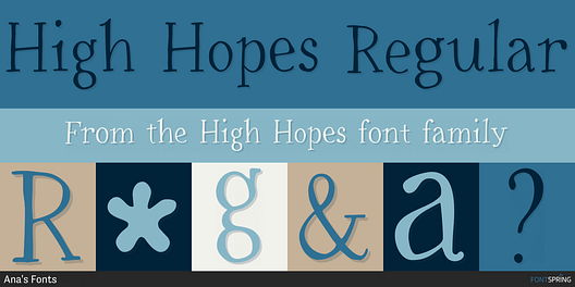 Fonts similar to High Hopes