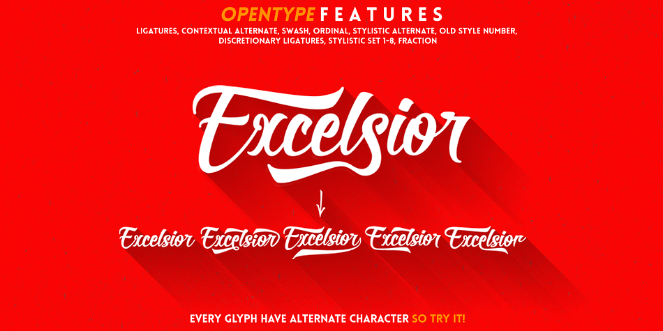 Roverd is a Script-Brush-Retro font that come with 700 Glyph and equipped with OpenType feature for make custom feel for your design.