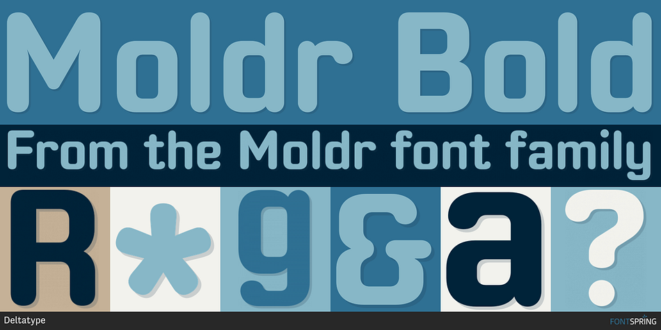 Moldr Bold Font