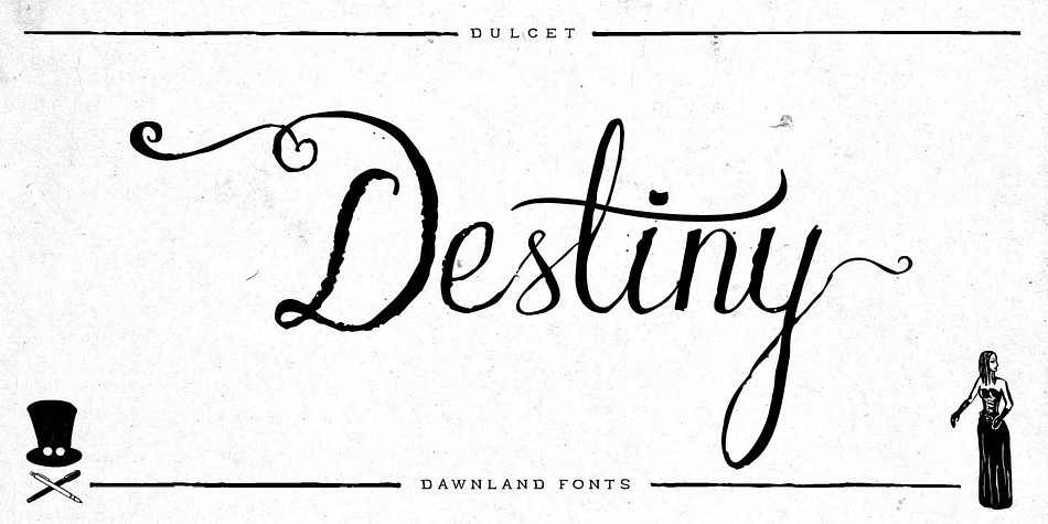 It is equipped with OpenType features such as common ligatures, double letter ligatures, contextual and stylistic alternates for a varied and hand drawn look.