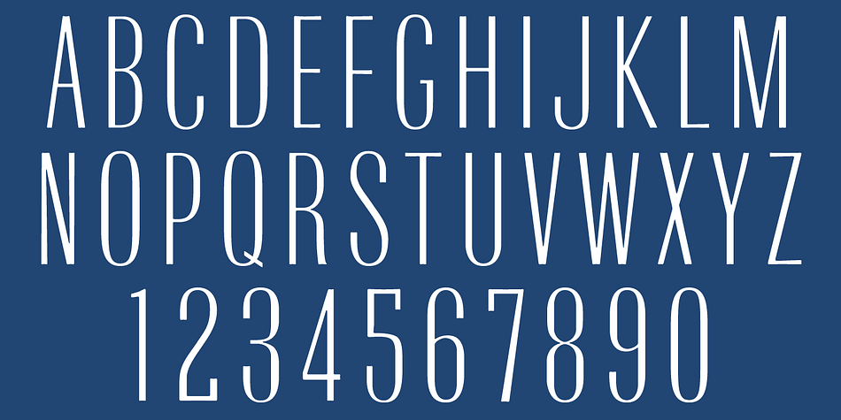 Highlighting the Radiant CT Extra Cond font family.