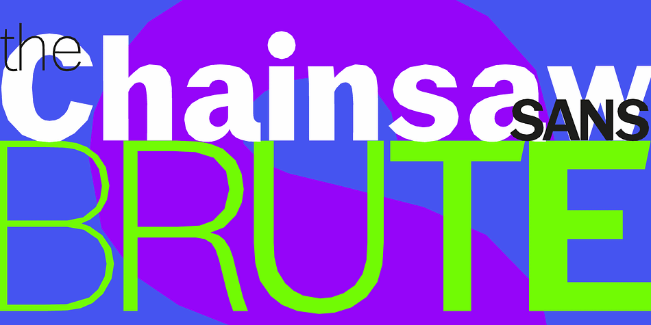 Displaying the beauty and characteristics of the Brute Sans font family.