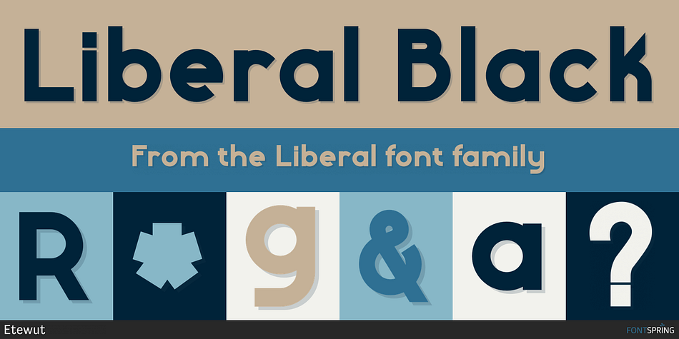 Liberal Black Font