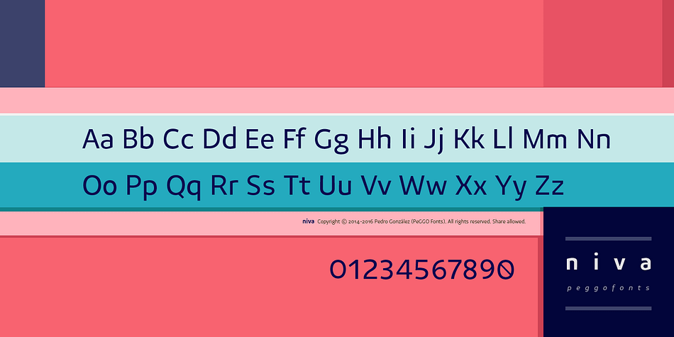 This family is especially recommended to be applied on digital and prints contexts as magazines, books, printed ads, UI & website design, digital mobile apps graphics, video and TV screen contents as videogames.