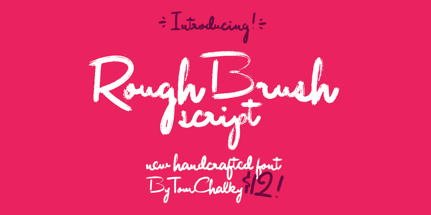 Rough Brush Script