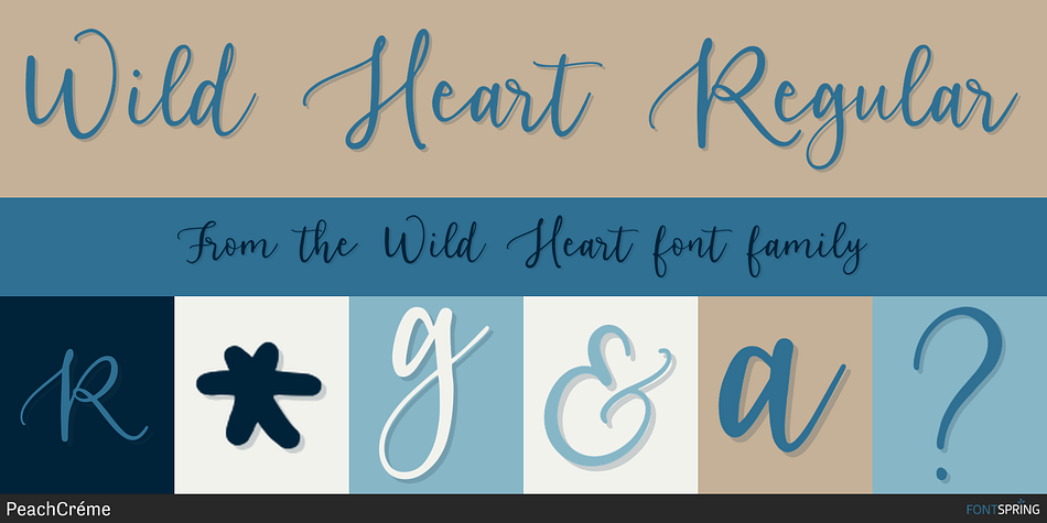 Wild Heart Font, Webfont & Desktop