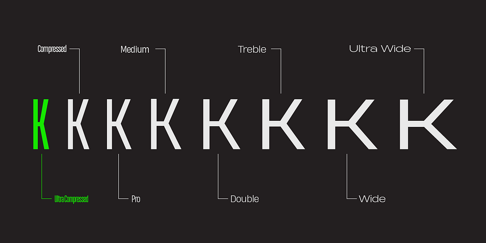Heading Pro Ultra Compressed Font