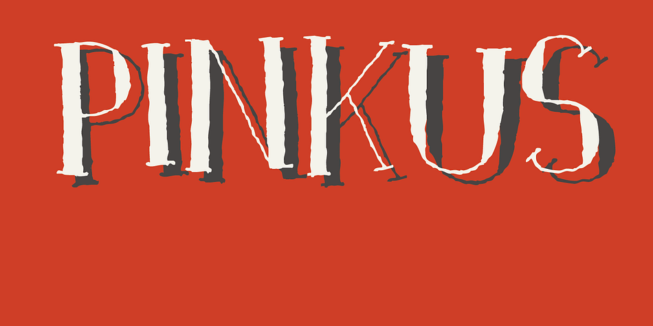 Pinkus is a nice, uncomplicated serif font.