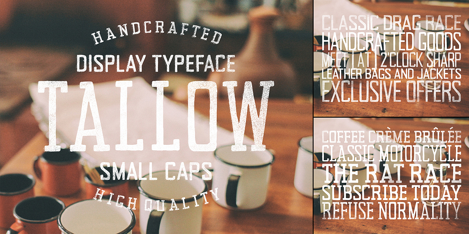 An awesome collection of 10 handcrafted fonts that will be a great asset to any font library.