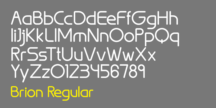 An elegant typeface with rounded corners influenced by the work of Visual Graphics Corporation (VGC).