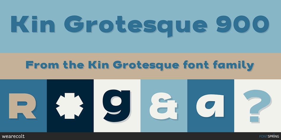 Kin Grotesque 900 Font