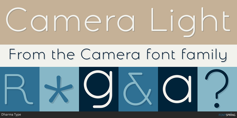 Camera Light Font