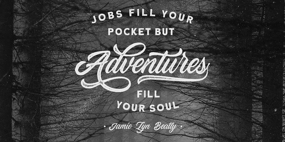 Devilion - Hand Lettering Script Font